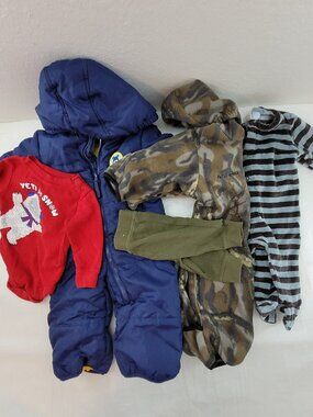 Boys Winter Clothing Bundle 3m to 9m Serendipity Columbia Garanimals Baby Xtreme